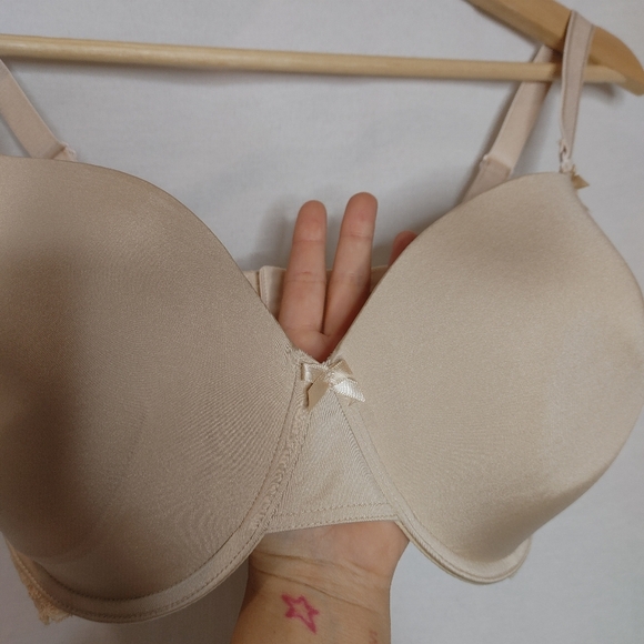 Felina Gorgeous Cushion Comfort T-Shirt Bra Multi-Way Straps Beige Cream 36DDD‎ - Picture 4 of 8